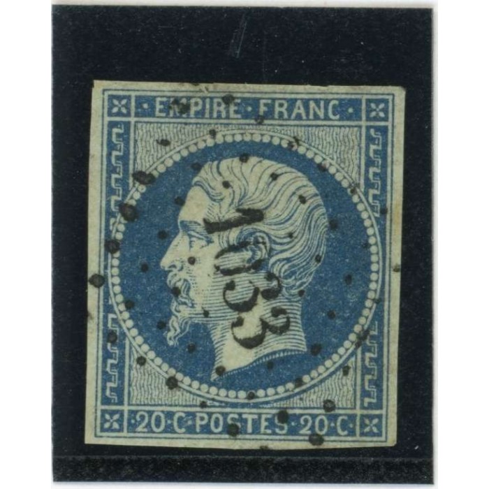 YT 14 Ad - Bleu sur Vert - PC 1033 - Creully - Calvados (13)