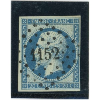 YT 14 Ad - Bleu sur Vert - PC 1152 - Dunkerque - Nord (57)