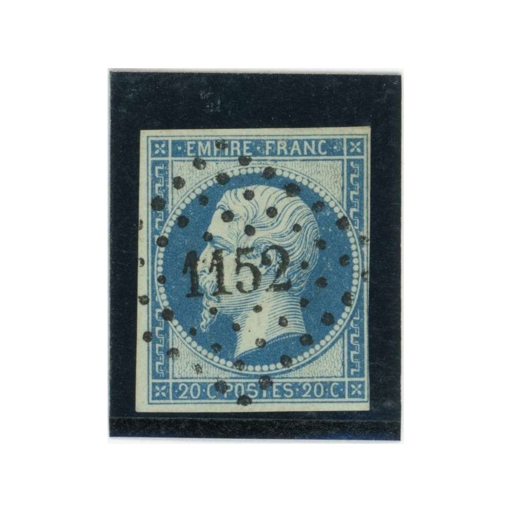 YT 14 Ad - Bleu sur Vert - PC 1152 - Dunkerque - Nord (57)