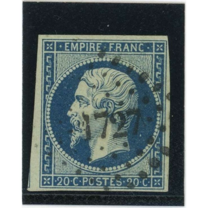 YT 14 Ad - Bleu sur Vert - PC 1727 - Lille - Nord (57)