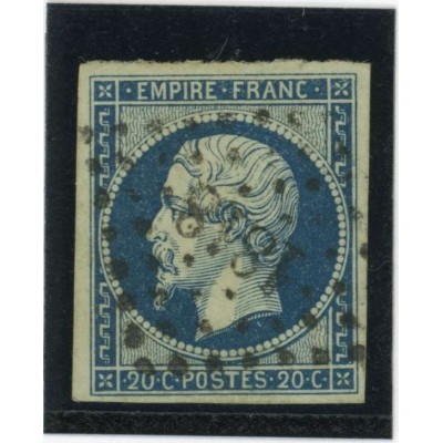 YT 14 Ad - Bleu sur Vert - PC 1818 - Lyon - Rhône (68)