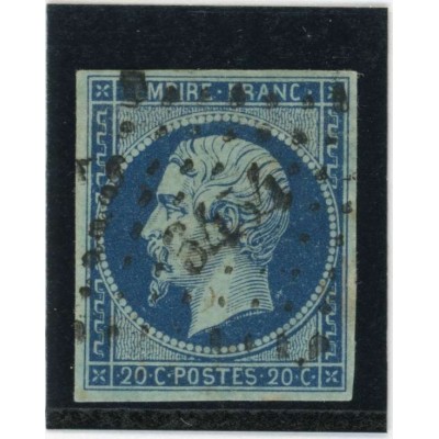 YT 14 Ad - Bleu sur Vert - PC 3454 - Uzès - Gard (29)