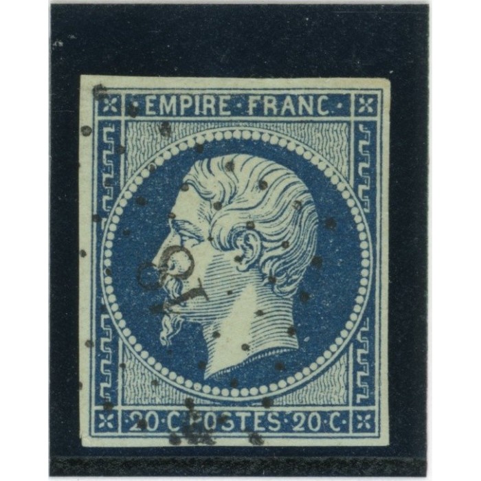 YT 14 Ad - Bleu sur vert