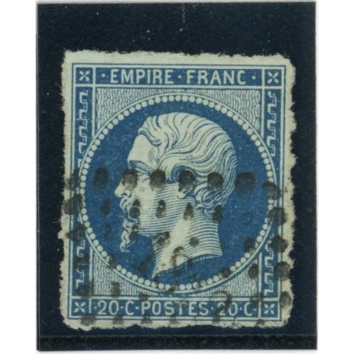 YT 14 Ad - Bleu sur vert -  -Signé Scheller