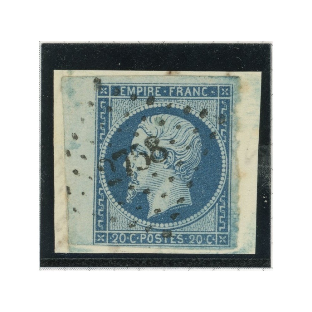 YT 14 Ad - Bleu sur vert