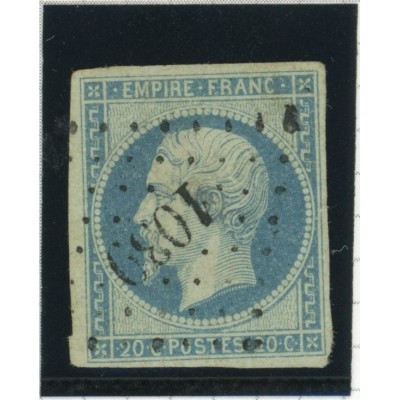 YT 14 Ad - Bleu sur vert