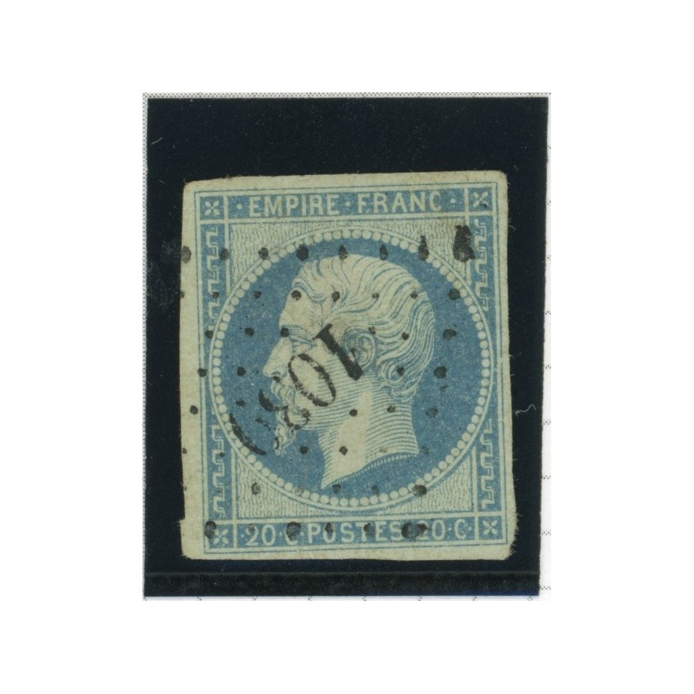 YT 14 Ad - Bleu sur vert