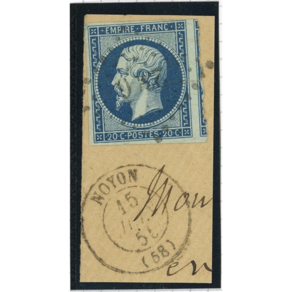 YT 14 Ad - Bleu sur vert