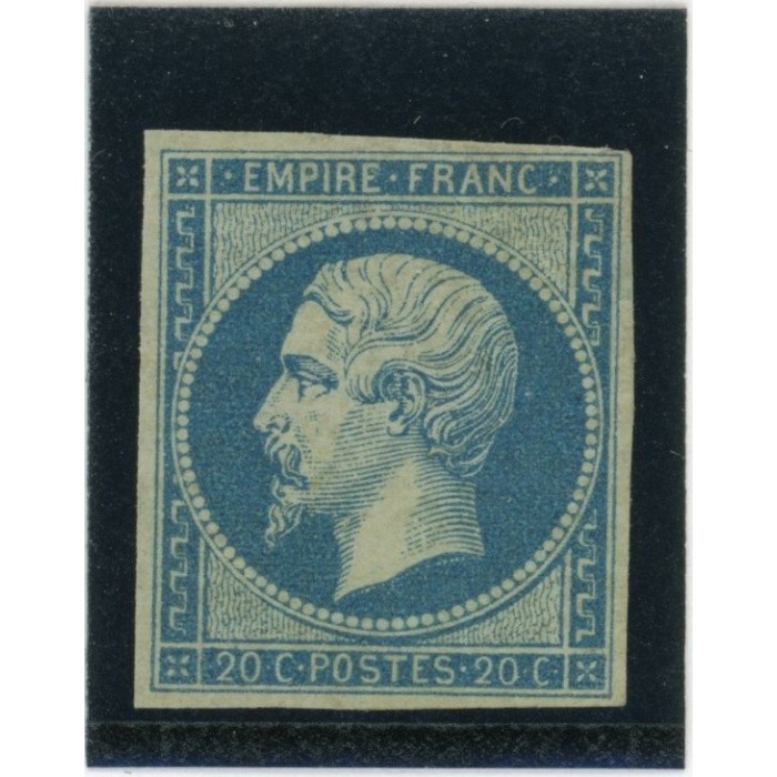 YT 14 Ba - Bleu sur vert - Neuf xx
