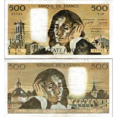 Fay.01.03 - 02/01/69 - Alph O.8 - 500 Francs Pascal