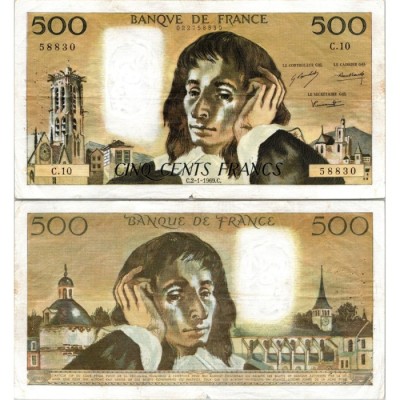 Fay.01.03 - 02/01/69 - Alph C.10 - 500 Francs Pascal