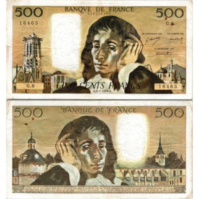 Fay.01.03 - 02/01/69 - Alph H.13 - 500 Francs Pascal