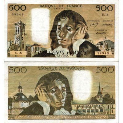 Fay.01.05 - 08/01/70 - Alph U.16 - 500 Francs Pascal