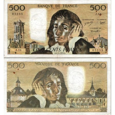 Fay.01.13 - 06/11/75 - Alph J.54 - 500 Francs Pascal
