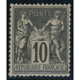 N°89 - Sage 10c Noir sur lilas