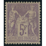 N°95 - Sage 5f Violet sur lilas