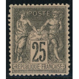 N°97 - Sage 25c Noir sur rose