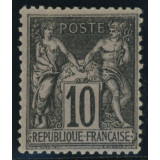 N°103 - Sage 10c Noir sur lilas