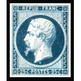 N°10 - Présidence 25c Bleu