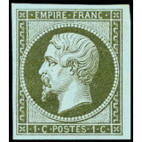 N°11 - Napoléon III 1c Olive