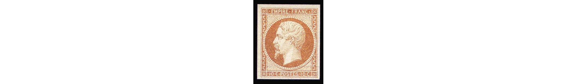 N°13 Napoléon III 10c bistre