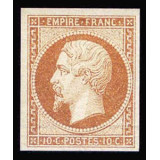 N°13 - Napoléon III 10c Bistre