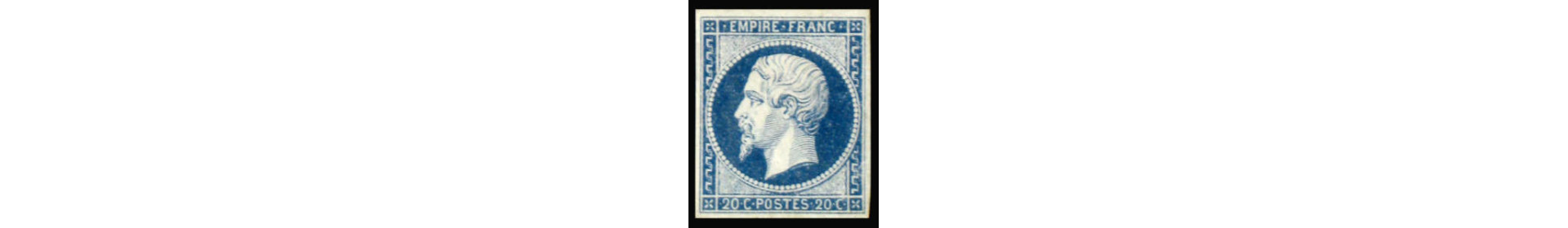 N°14 Napoléon III 20c bleu
