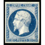N°14 - Napoléon III 20c Bleu