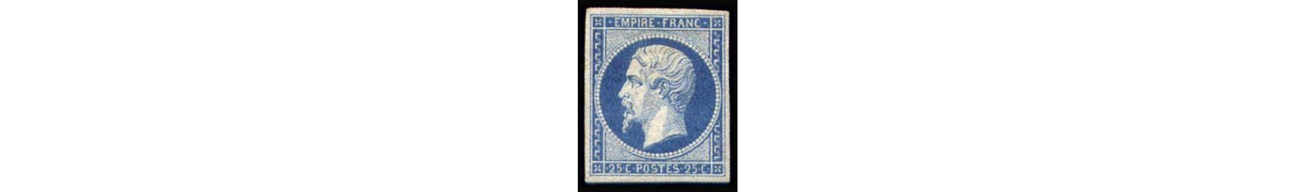 N°15 Napoléon III 25c bleu