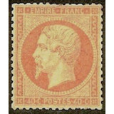 N°23 - Napoléon III dentelé 40c Orange