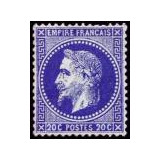 N°29 - Napoléon III lauré 20c Bleu