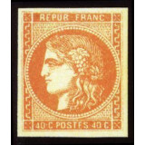 N°48 - Cérès Bordeaux 40c Orange