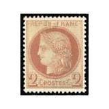 N°51 - Cérès IIIe Rép. 2c Brun-rouge