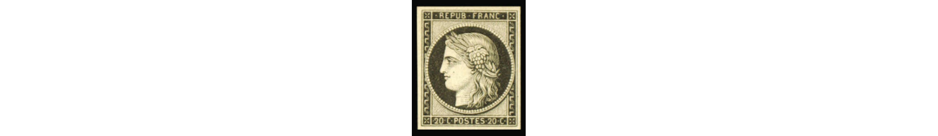 N°3 Cérès 20c noir