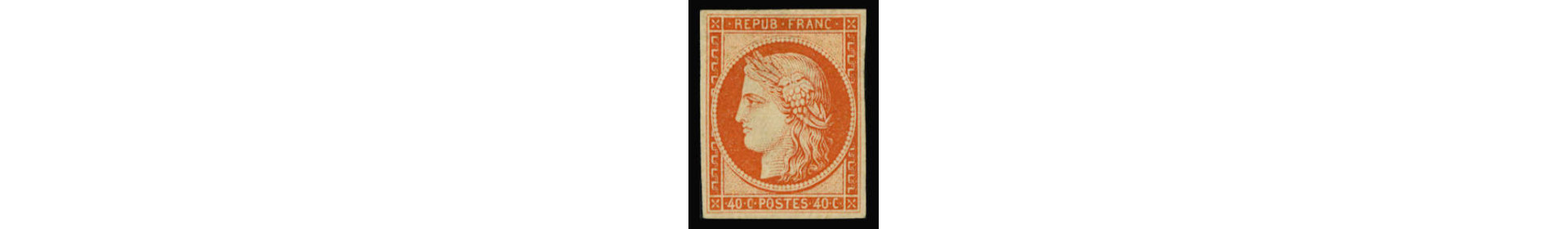 N°5 Cérès 40c orange